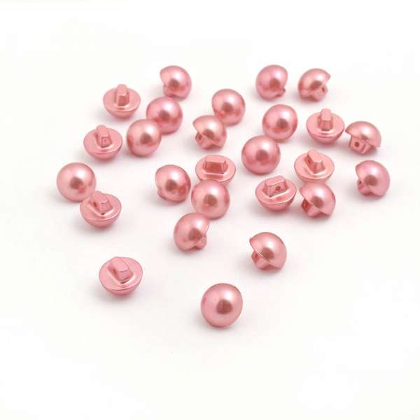 Пуговица жемчужная 12мм на ножке фрезовая (1009)