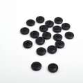 Пуговица черная 15мм на 4 прокола (1003)