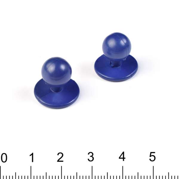 Пуговица поварская (пукля) синяя