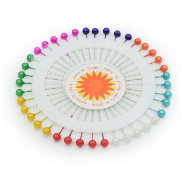 Набор портновских булавок с бусинкой