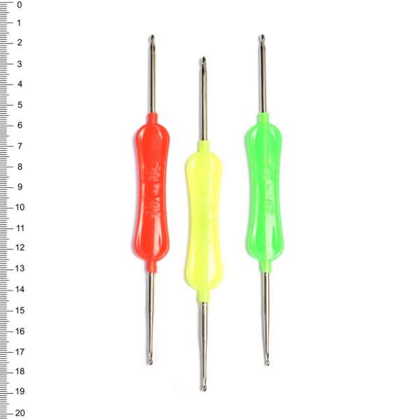 Крючок для вязания двойной 1,5/3,2мм 1шт