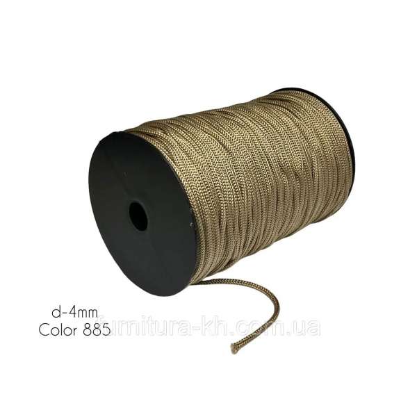 Шнур спортивный 4мм цвет койот