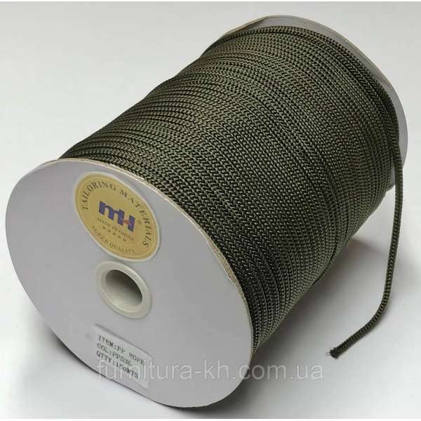 Шнур спортивный 4мм цвет хаки