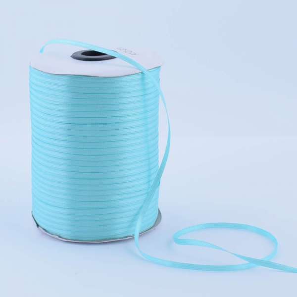 Лента атласная 3мм голубая светлая А1-01-011 на метраж (бобина 880яр/315г)