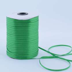 Лента атласная 3мм зеленая А1-01-019 на метра (бобина 880яр/315г)