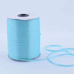 Лента атласная 3мм голубая А1-01-020 на метраж (бобина 880яр/315г)