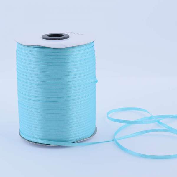 Лента атласная 3мм голубая А1-01-020 на метраж (бобина 880яр/315г)