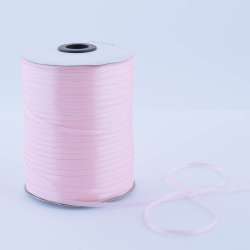 Лента атласная 3мм розовая светлая А1-01-043 на метраж (бобина 880яр/315г)