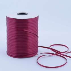 Лента атласная 3мм бордовая А1-01-083 на метраж (бобина 880яр/315г)