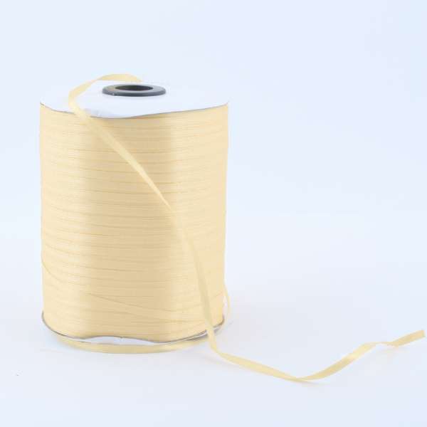 Лента атласная 3мм кремовая А1-01-123 на метраж (бобина 880яр/315г)