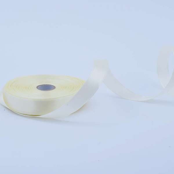 Лента атласная 15мм ваниль А1-05-002 на метраж (бобина 50яр/68,2гр)