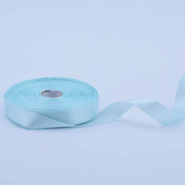 Лента атласная 15мм голубая бледная А1-05-013 на метраж (бобина 50яр/68,2гр)