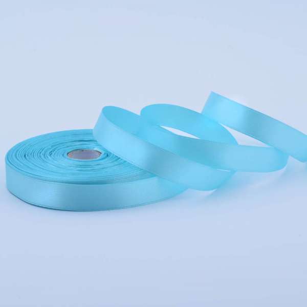 Лента атласная 15мм голубая А1-05-020 на метраж (бобина 50яр/68,2гр)