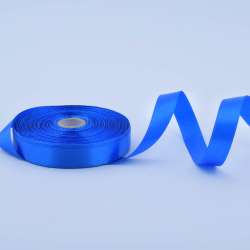 Лента атласная 15мм ультрамарин А1-05-04 на метраж (бобина 50яр/68,2гр)