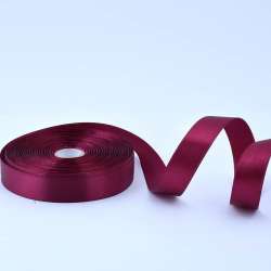 Лента атласная 20мм бордовая А1-06-083 на метраж (бобина 50яр/77,4г)