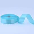 Лента атласная 25мм голубая яркая А1-08-020 на метраж (бобина 50яр/119г)