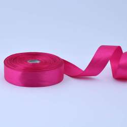 Лента атласная 25мм маджента А1-08-028 на метраж (бобина 50яр/119г)