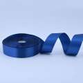 Лента атласная 25мм синяя А1-08-038 на метраж (бобина 50яр/119г)