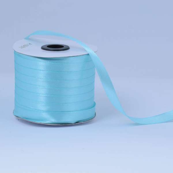 Лента атласная 10мм голубая А1-03-011 на метраж (бобина 230яр/193,70г)