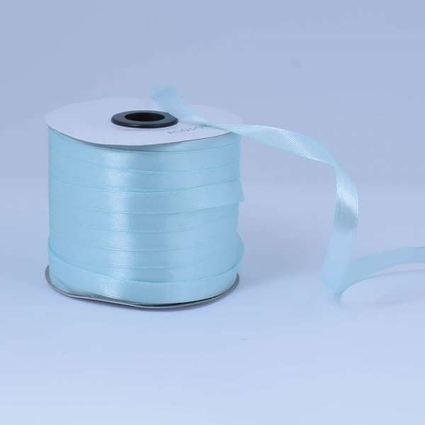 Лента атласная 10мм голубая светлая А1-03-013 на метраж (бобина 230яр/193,70г)