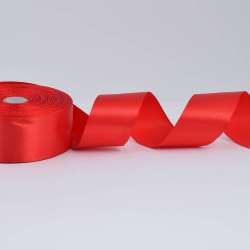 Лента атласная 40мм красная А1-12-026 на метраж (бобина 50яр/174г)