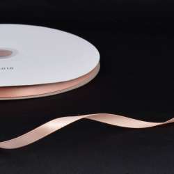 Лента атласная 7мм чайная роза А2-02-018 на метраж (бобина 100яр/115,6г)