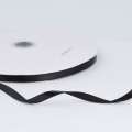 Лента атласная 7мм черная А2-02-110 на метраж (бобина 100яр/115,6г)