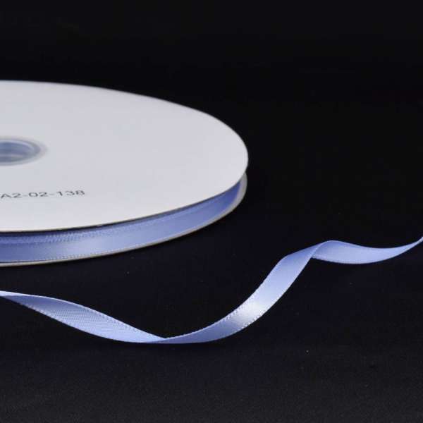 Лента атласная 7мм сиреневая А2-02-138 на метраж (бобина 100яр/115,6г)