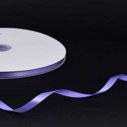 Лента атласная 7мм сиреневая темная А2-02-140 на метраж (бобина 100яр/115,6г)