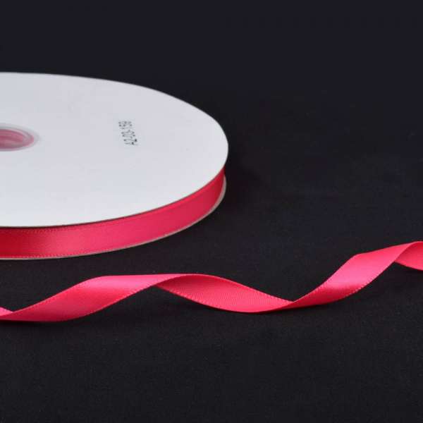Лента атласная 10мм малиновая А2-03-159 на метраж (бобина 100яр/158г)