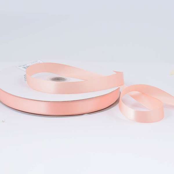 Лента атласная 15мм чайная роза А2-05-018 на метраж (бобина 100яр/230г)