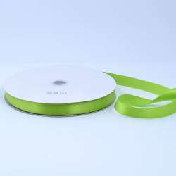 Лента атласная 15мм зеленая светлая А2-05-123 на метраж (бобина 100яр/230г)