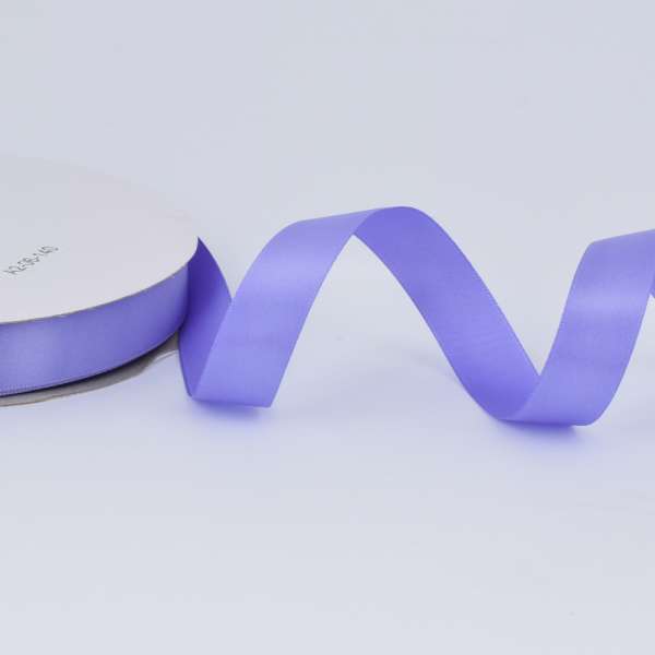 Лента атласная 20мм сиреневая темная А2-06-140 на метраж (бобина100яр/283,3гр)