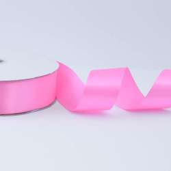 Лента атласная 40мм розовая А2-12-019 на метраж (бобина 100яр/550г)