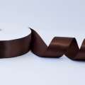 Лента атласная 40мм коричневая темная А2-12-056 на метраж (бобина 100яр/550г)