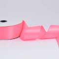 Лента атласная 50мм розовая неон А2-16-035 на метраж (бобина 100яр/715г)