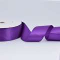 Лента атласная 50мм фиолетовая А2-16-144 на метраж (бобина 100яр/715г)