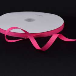 Лента репсовая 10мм фуксия  А5-03-024 на метраж (в бобине 100яр/207г)