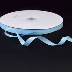 Лента репсовая ш.1 см А5-03-079 голубая светлая на метраж (в бобине 100яр/207г)