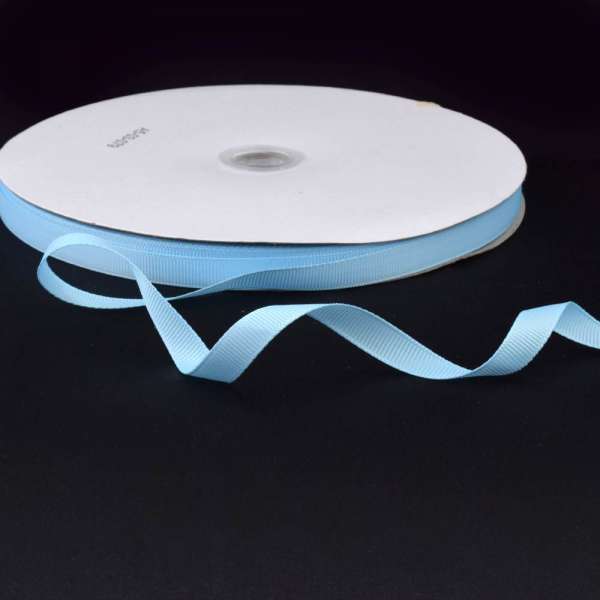 Лента репсовая ш.1 см А5-03-079 голубая светлая на метраж (в бобине 100яр/207г)