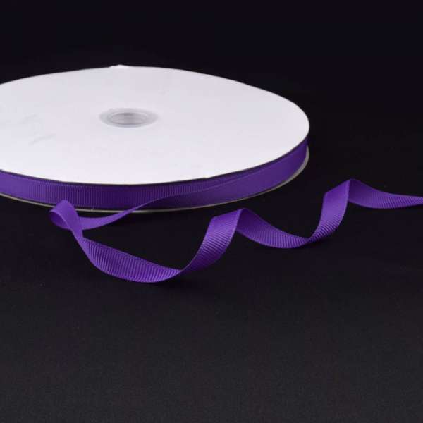 Лента репсовая ш.1 см А5-03-109 фиолетовая на метраж (в бобине 100яр/207г)