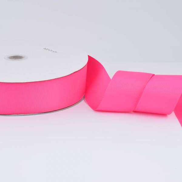 Лента репсовая ш.4 см А5-12-024 фуксия на метраж (в бобине 100яр/685г)