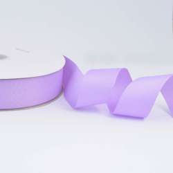 Лента репсовая ш.4 см А5-12-072 сиреневая на метраж (в бобине 100яр/685г)