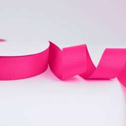 Лента репсовая ш.4 см А5-12-107 малиновая на метраж (в бобине 100яр/685г)