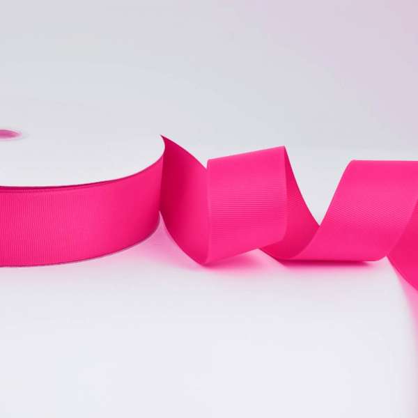 Лента репсовая ш.4 см А5-12-107 малиновая на метраж (в бобине 100яр/685г)