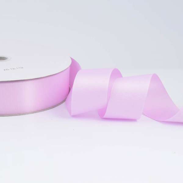 Лента репсовая ш.4 см А5-12-112 сиреневая светлая на метраж (в бобине 100яр/685г)