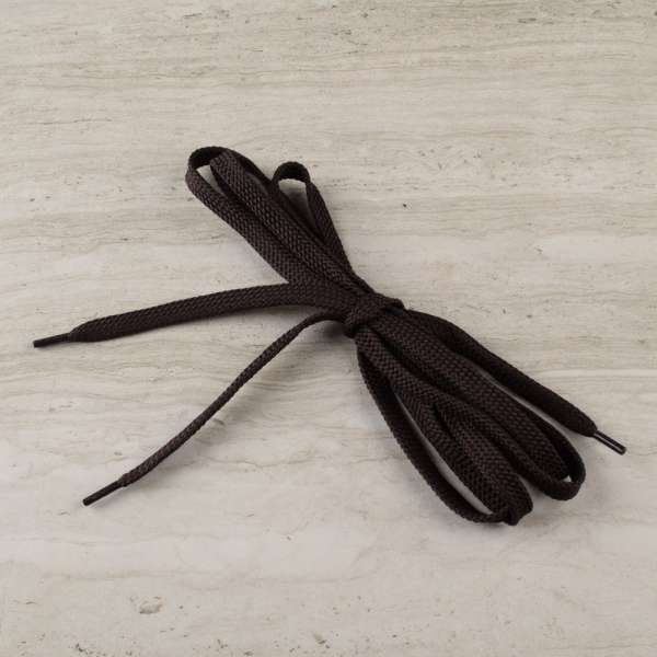 Шнурки обувные 1 пара 100см коричневые темные