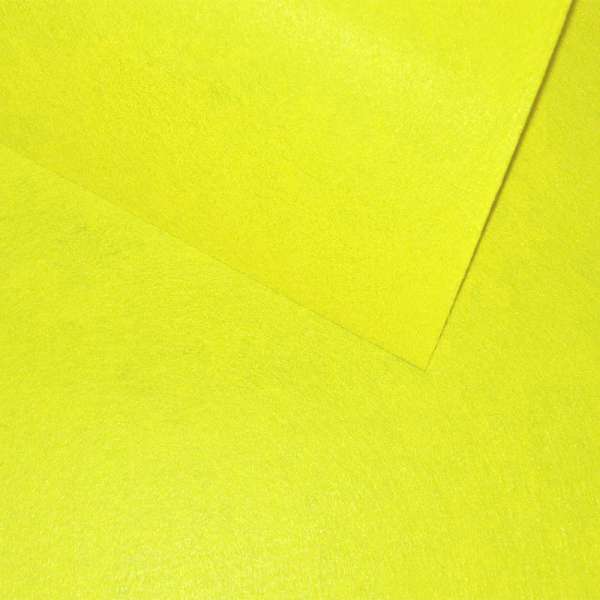 Фетр лист лимонный (0,9мм) 21х30см