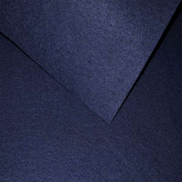 Фетр лист синий темный (0,9мм) 21х30см