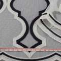 4002 Сітка гардинна з вишивкою в марокканському стилі